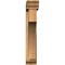 Ekena Millwork Westlake Traditional Rough Sawn Bracket w/ Offset Brace, Western Red Cedar, 6"W x 30"D x 34"H BKT0604X30X34WTL01RWR - alternate 3